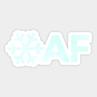 snowflake AF Sticker